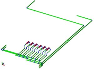 Static stress analysis for compression station