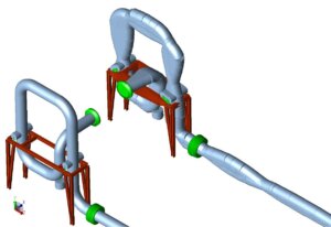 pulsations analysis, vibration analysis, gas compresssion station