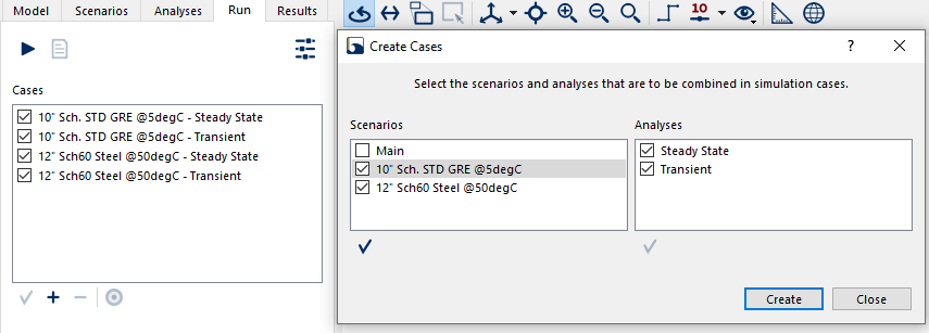 run multiple scenarios in parallel, BOSfluids