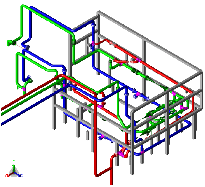 Dynamic stress response of the Ærfugl MEG Injection Skid
