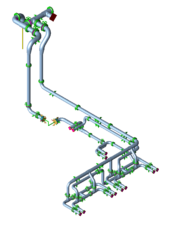 Stress Analysis of FRP PVC-U Piping for Temporary SOx Filter Installation