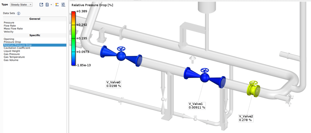 BOSpulse 6.1 relative pressure drop