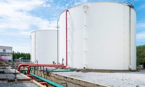 Tank with firewater system